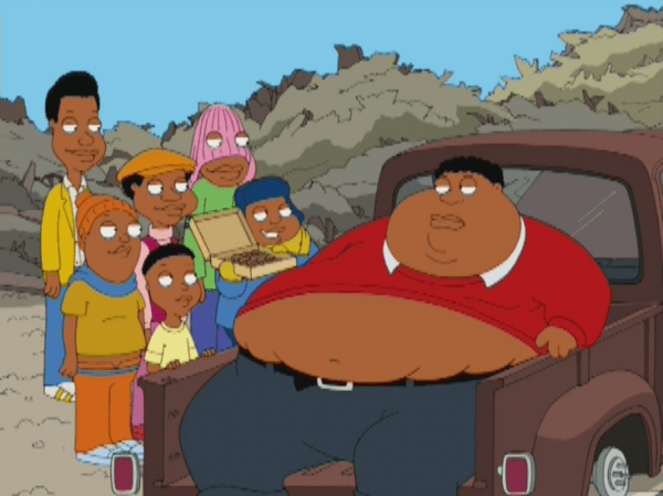 Fat Albert Sitting On Car