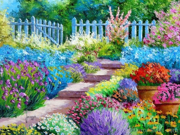 Flowers Painting Image