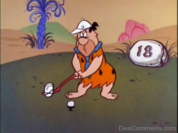 Fred Flinstone Playing