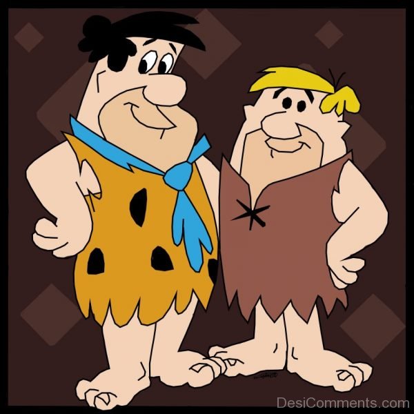 Fred Flinstone With Friend Picture