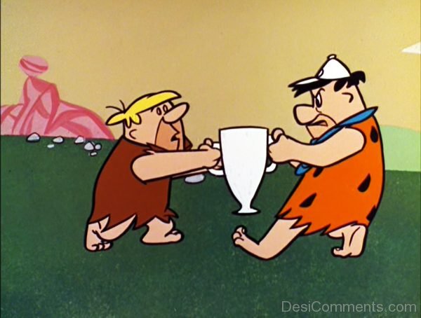 Fred Flintstone Holding Award