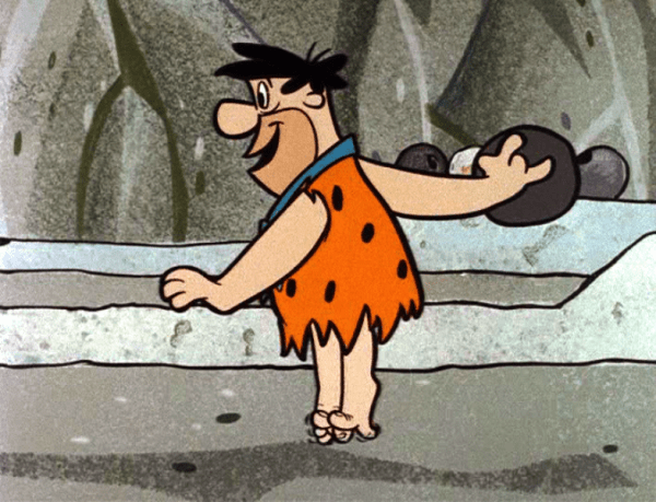 Fred Flintstone Playing