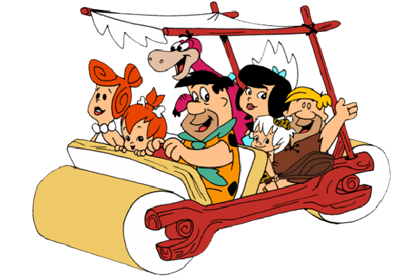 Fred Flintstone With Family