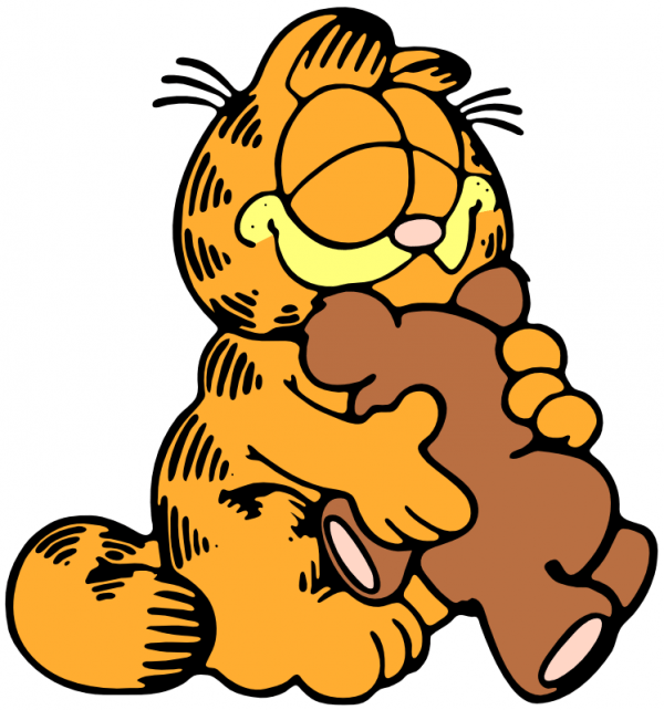 Garfield And Teddy