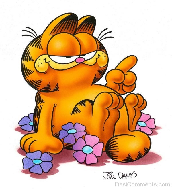Garfield Sitting Image