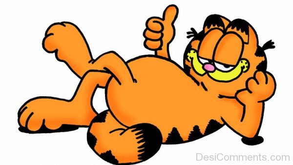 Garfield Taking Rest