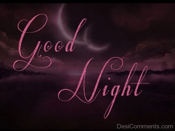 Good Night - Glittering Image