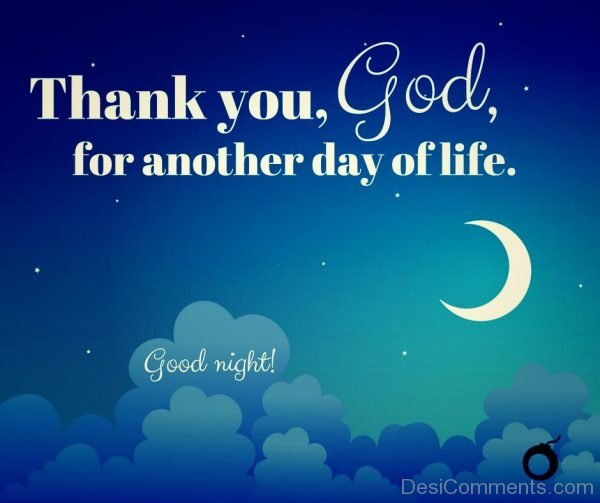 Good Night Thank You God