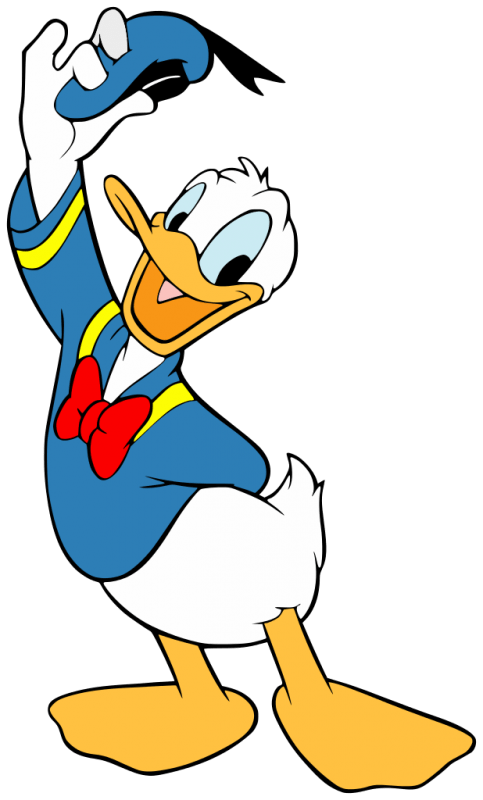 Happy Donald Duck