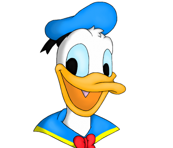 Happy Face Of Donald Duck