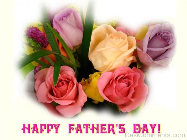 Happy Father’s Day With Flowers
