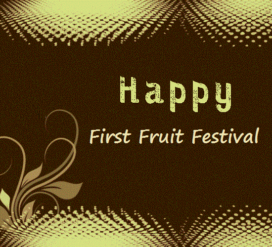 Happy First Fruit Festival Image