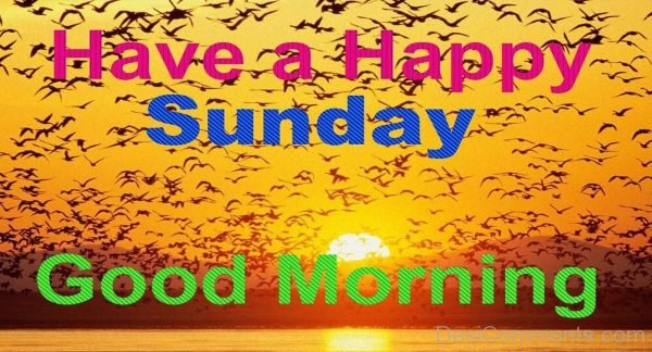Have A Happy Sunday Good Morning