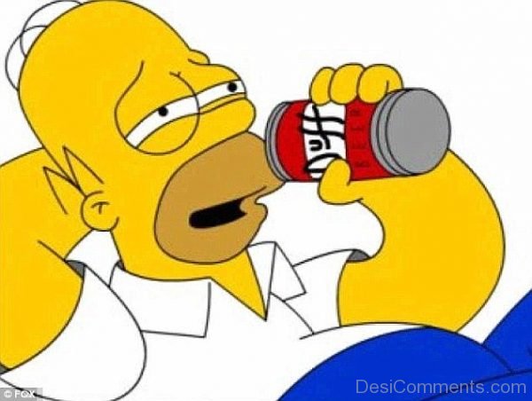 Homer Simpson Drink Coldrink
