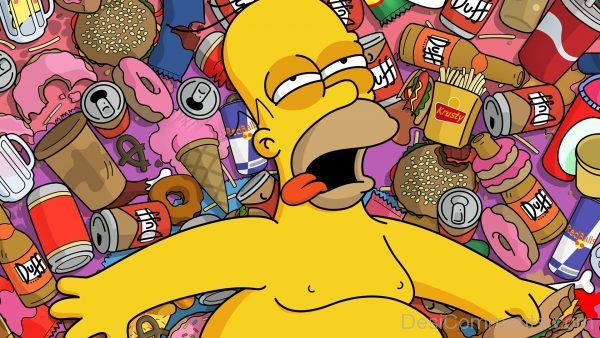 Homer Simpson Relaxing