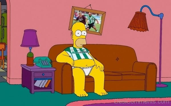 Homer Simpson Sitting 