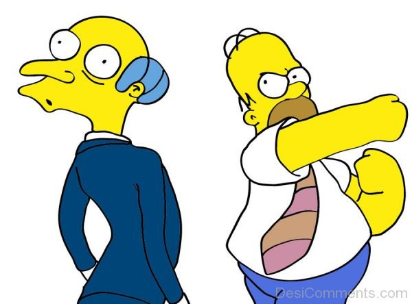 Homer Simpson Wearing Tie
