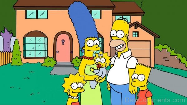 Homer Simpson With Family