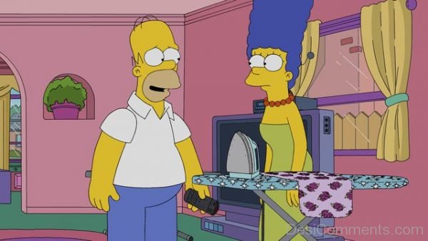 Homer Simpson With Julie Kavner