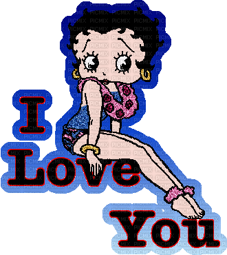 I Love You – Glitter Image