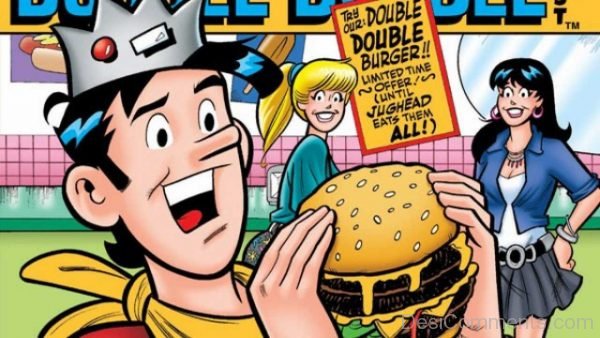 Jughead Eating Burger