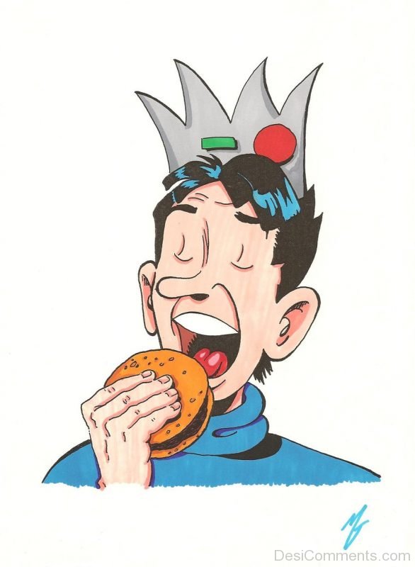 Jughead Holding Burger Picture