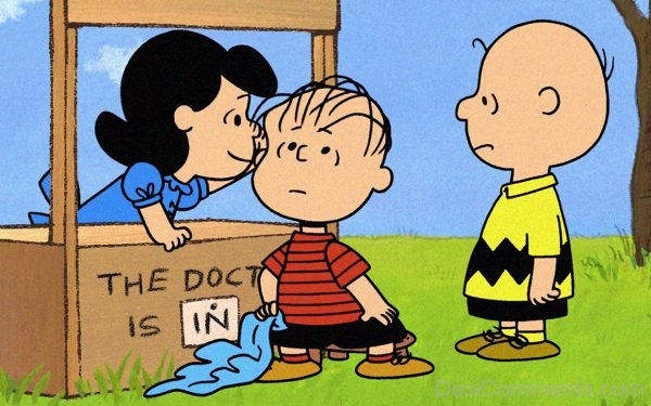 Lucy van Pelt With Friends