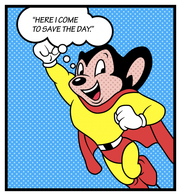 Mighty Mouse Happy