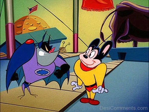 Mighty Mouse With Friend Pic