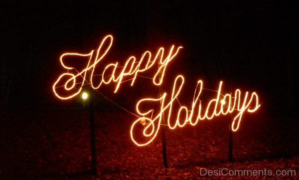 Nice Photo Of Happy Holidays