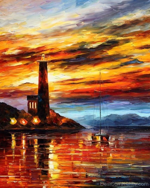 Palette Knife Oil Painting