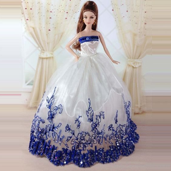 Pink And Blue Barbie Doll Image