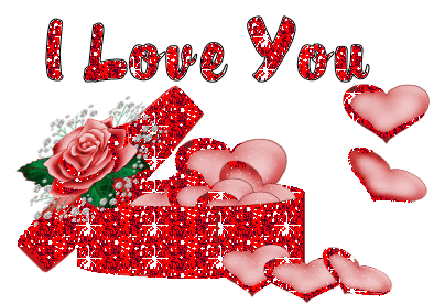Pink Glitter Image Of Love