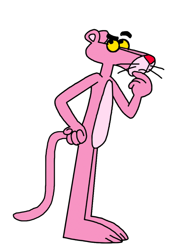 Pink Panther THinking Something
