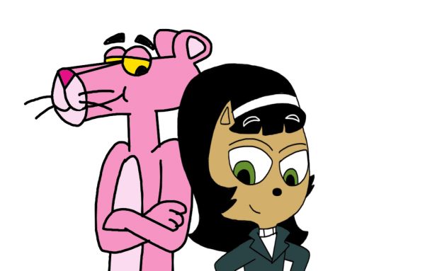 Pink Panther With Cute Friend