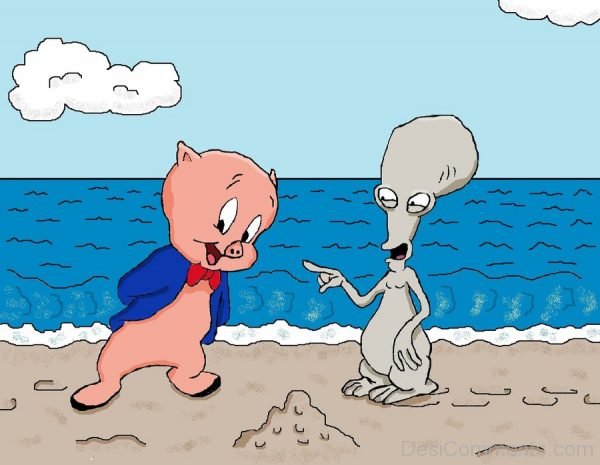 Porky Pig And Friend Picture
