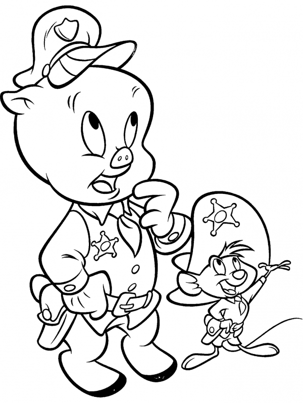 Porky Pig With Friend