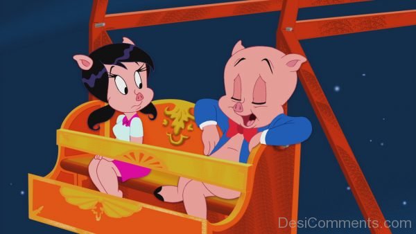 Porky Pig With Friend Swing