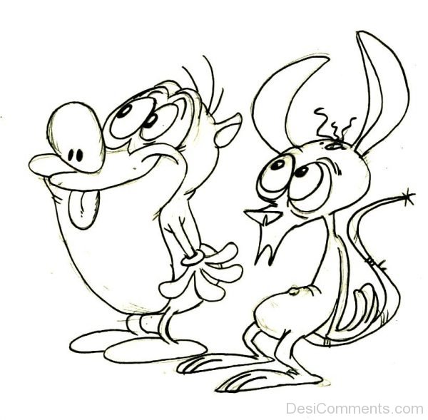 Ren & Stimpy Drawing