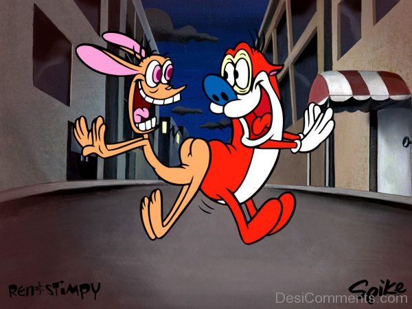 Ren & Stimpy Enjoying