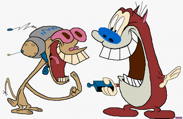 Ren & Stimpy Smiling