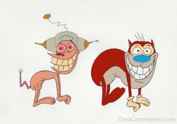 Ren & Stimpy Smiling