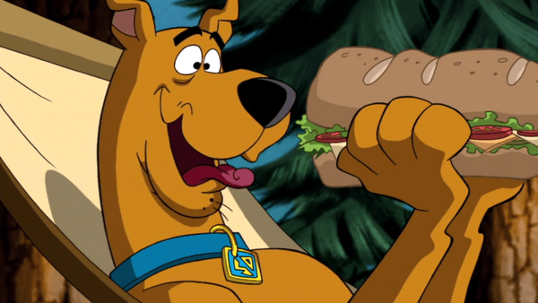 Scooby Doo Eating Burger
