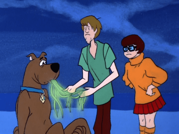 Scooby Doo Eating Noodles