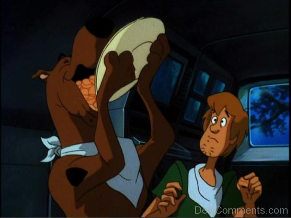 Scooby Doo Eating Something