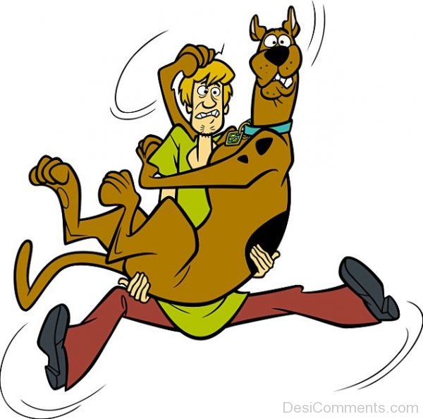 Shaagy Holding Scooby Doo
