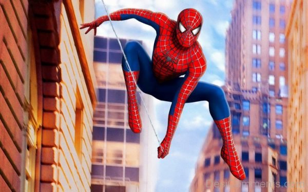 Spiderman Jumping Image