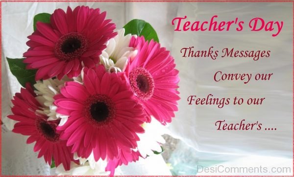Thanks Messages Convey Our Feelings To Our Teachers