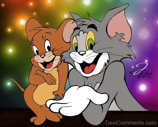 Tom And Jerry Smiling