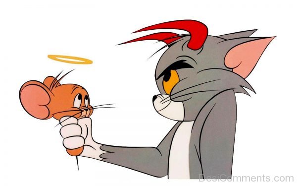 Tom Holding Jerry